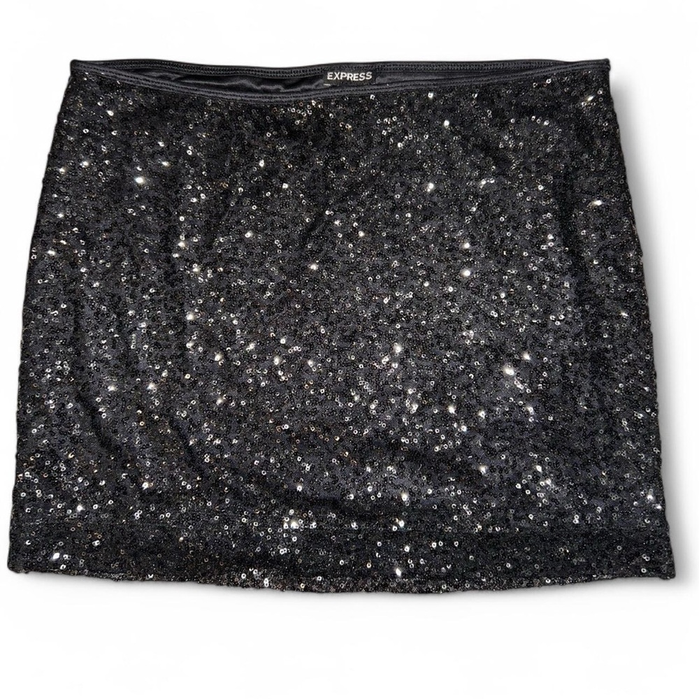Express Black Mini Skirt